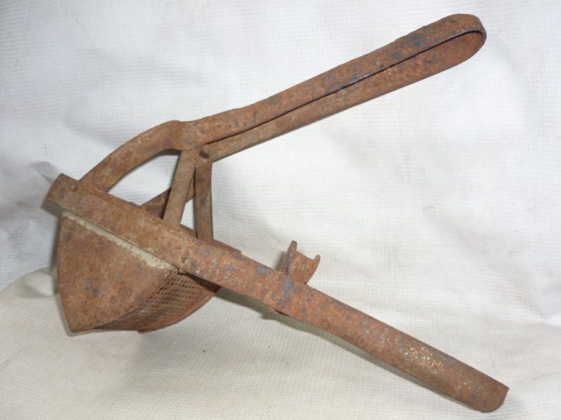 Antique Bulgarian Potato Masher 19 Century