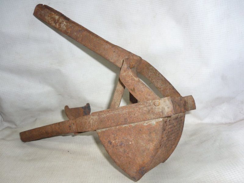 Antique Bulgarian Potato Masher 19 Century