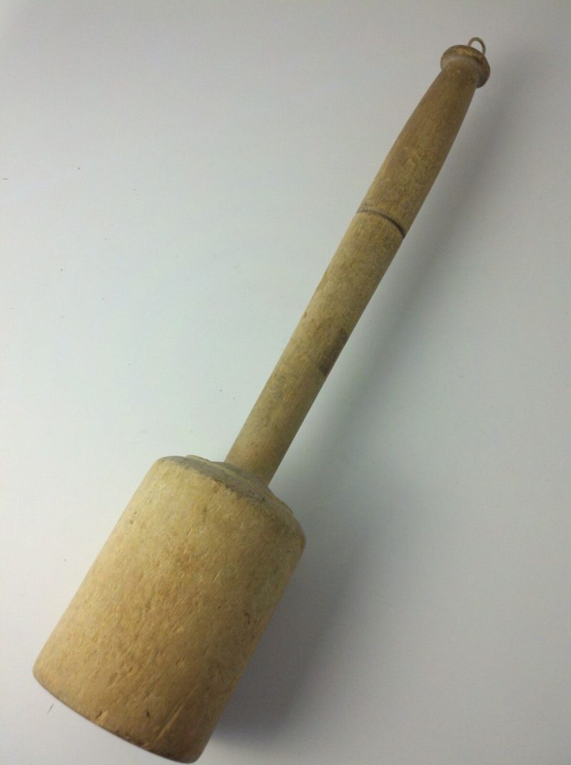 Masher and Beater Wooden Tool For Cooking Purposes