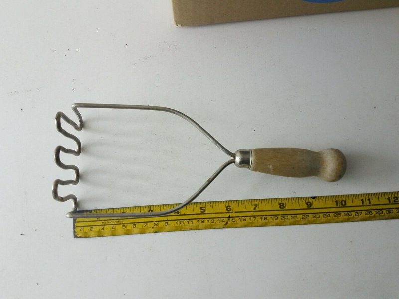 Potato Masher Ricer Vintage Wood Handle