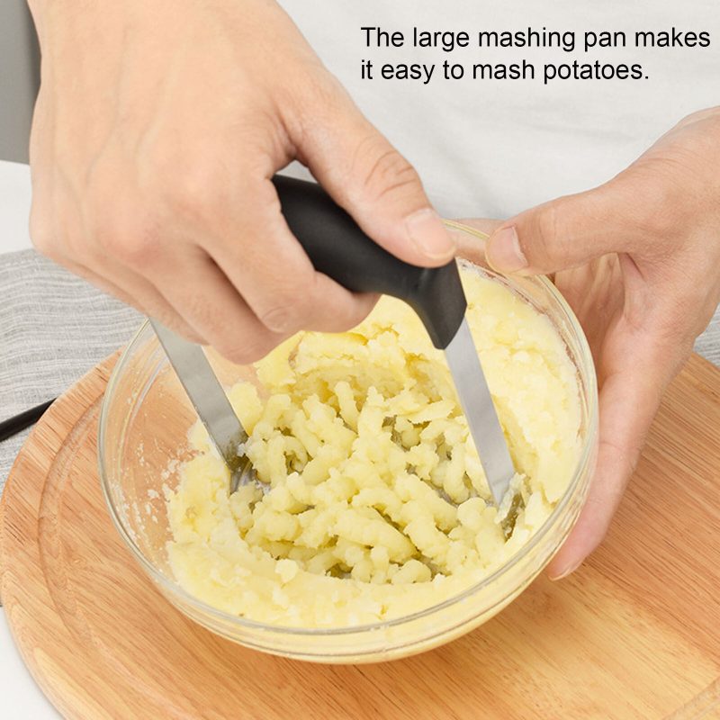 Potato Pressure Masher Manual Stainless Steel Potato Masher Kitchen Gadget