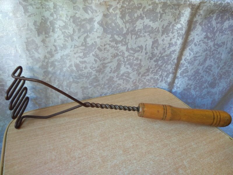 RARE Vintage Collectible Soviet USSR tool Kitchenware Masher potato Pestle